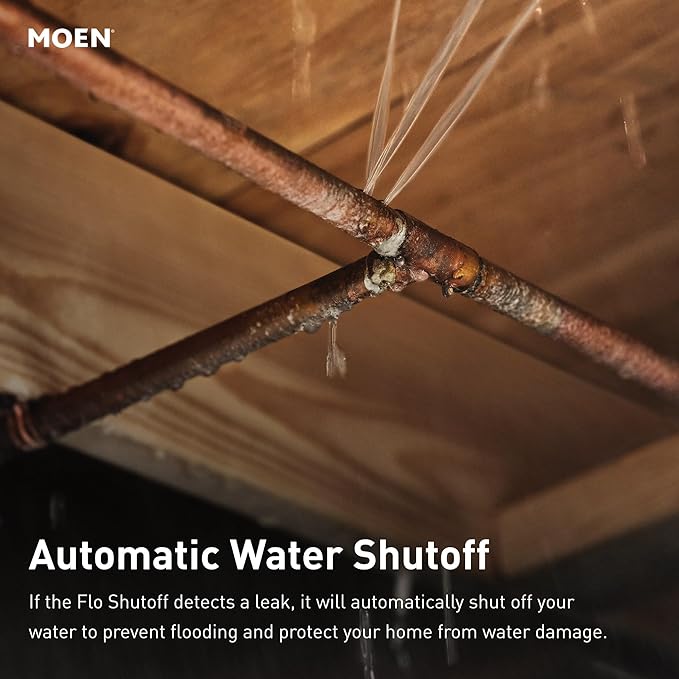 Moen Flo Smart Water Monitor and Automatic Shutoff Sensor, Wi-Fi Connected - Image 32
