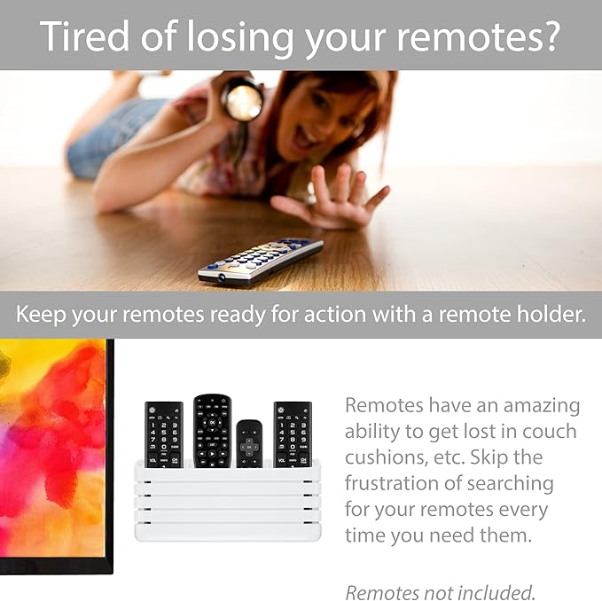 TotalMount Hole-Free Remote Holder – Eliminates The Need to Drill Holes in Your - Image 2