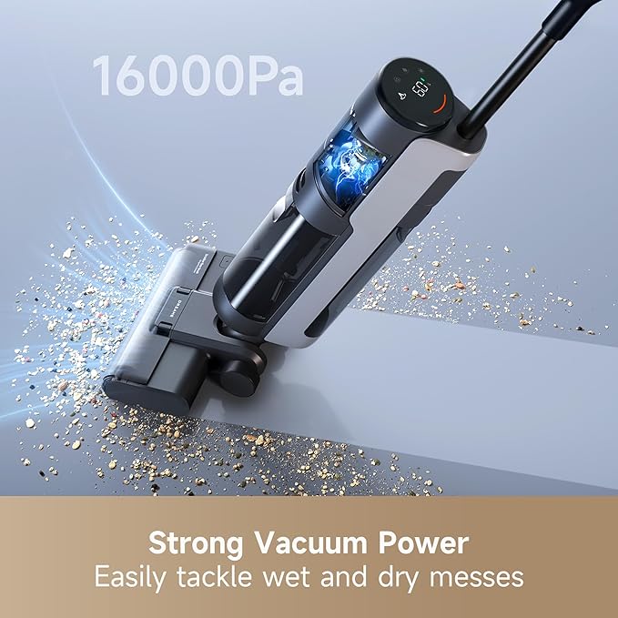 DREAME H12S Cordless Vacuum Mop, Vacuum and Mop at The Same Time, Wet Dry Vacuum - Image 3