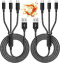 IDISON Multi Charging Cable, 3 in 1 USB Charging Cable by IDISON
