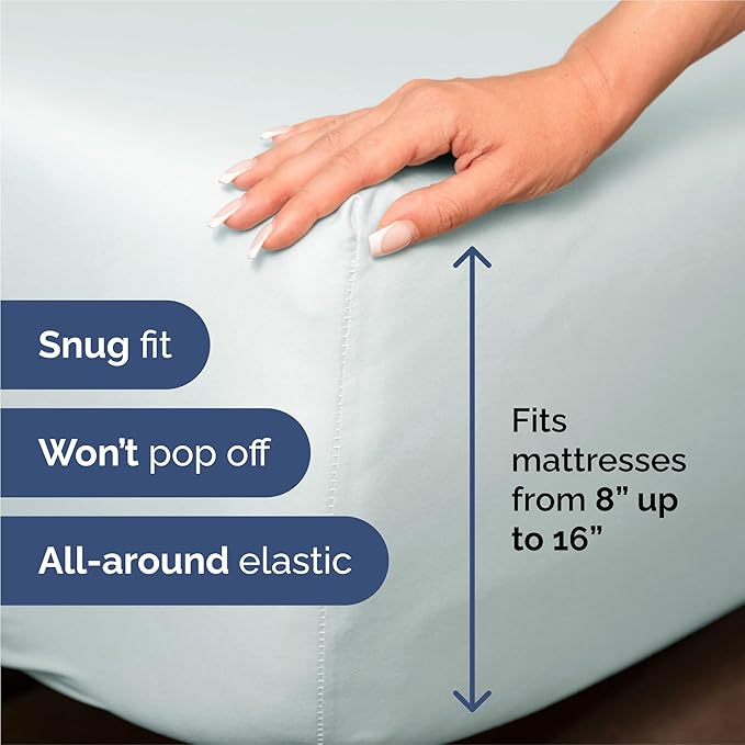 Split King Size 5 Piece Sheet Set - Image 3