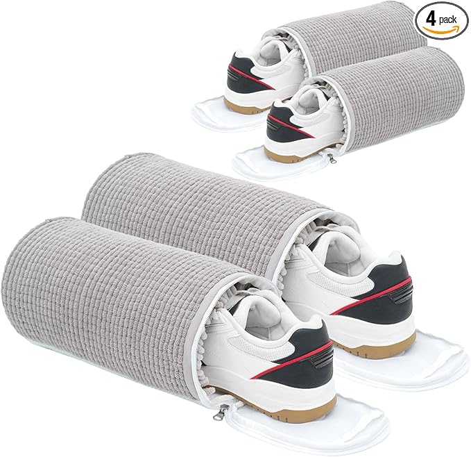4Pcs Reusable Laundry Shoe Bag for Washer and Dryer, 2024 New Shoe Cleaning Bag by Unknown