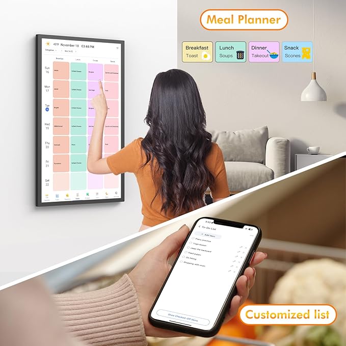 32" Smart Digital Frame Calendar-for-Family-Planner - Image 2