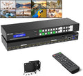 MT-VIKI 4K HDMI Matrix Switch 8X8 w/Web GUI & 3.5mm Stereo Audio Extraction by MT-VIKI