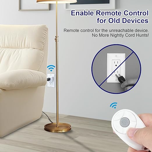 Greencycle Remote Control Outlet, Wireless Light Switch and Outlet Plug - Image 5