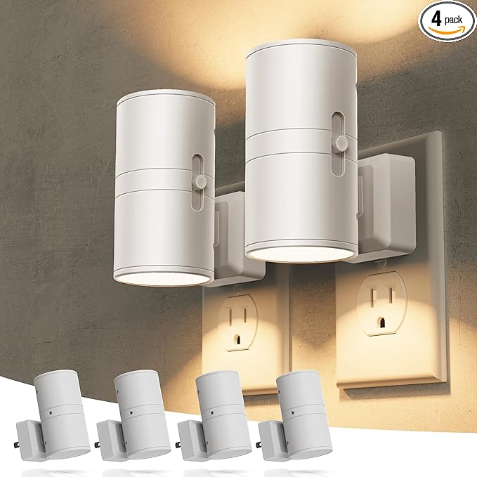 Briignite Night Lights Plug into Wall, Modern LED Night Light Plug in, Dusk to by WelcometoBriigniteenjoyyourshopping