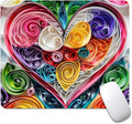 Love Flower Square Mouse pad, Waterproof, Anti Slip Rubber Base, Computer Mouse by Goodsprout