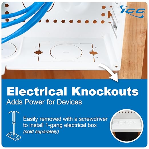 ICC 9” Plastic Structured Wiring Enclosure - Image 7