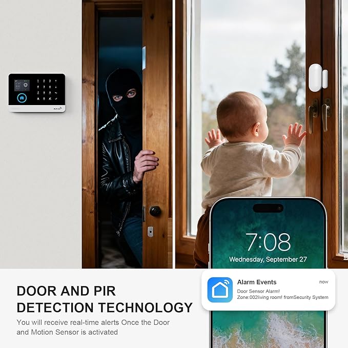 LWOHSI Wireless Home Alarm Camera System, Smart Home Security Systems - Image 5