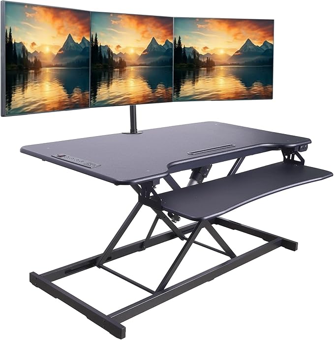 Rocelco 46" Electric Standing Desk Converter - Image 2