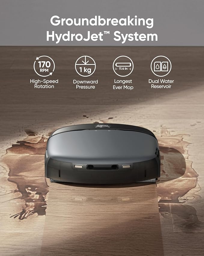 eufy S1 with All-in-One Station, HydroJet System with Roller Mop, Robot Vacuum - Image 2