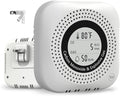 4-in-1 Carbon Monoxide & Natural Gas Leak Detector, Foldable Plug-in CO/Gas by Unknown