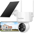 FAMVIVA 2K Solar Security Cameras Wireless Outdoor, 360°PTZ Battery Powered by FamViva