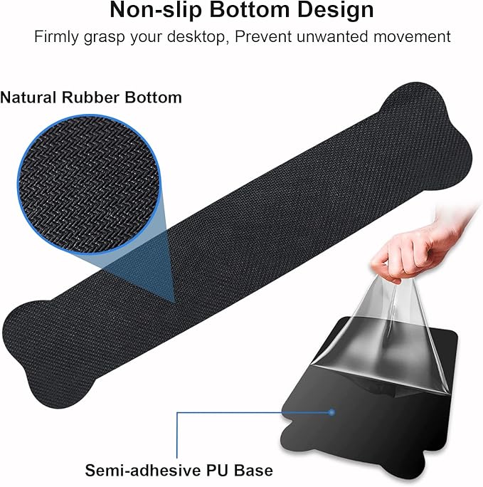 Ergonomic Mouse Pad Wrist Support and Keyboard Wrist Rest Set - Image 6