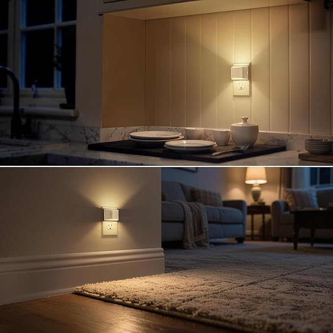 DORESshop LED Night Light, Night Lights Plug into Wall, 3 Level Brightness - Image 6