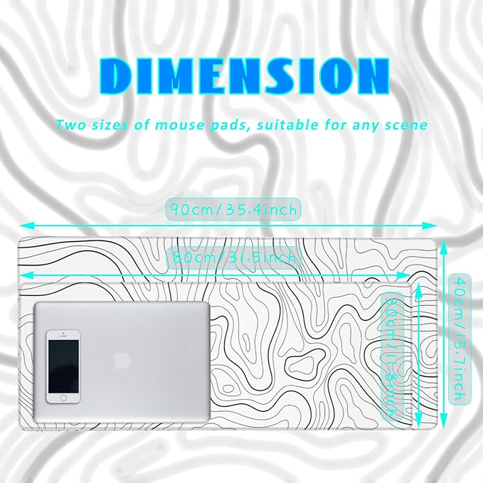 Desk Mat, 31.5"x11.8" Big Mouse Pad - Image 4