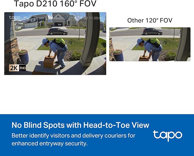 Tapo by TP-Link Smart Video Doorbell Camera Wireless - Image 2