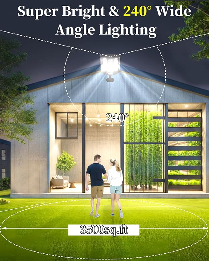 Ofuray Of-8600W Solar Street Lights Outdoor, 600000LM Solar Security Flood - Image 4