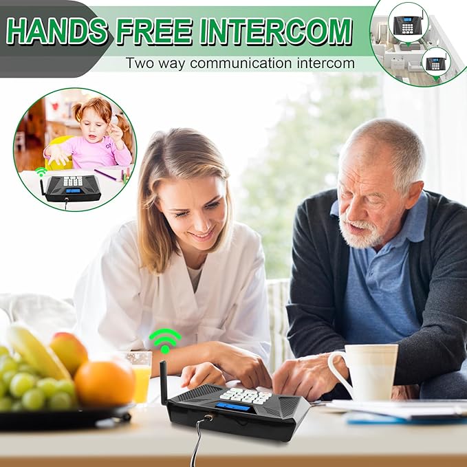 Intercoms Wireless for Home Hands Free, Upgrade Two Way Intercom 5300 Feet Range - Image 4