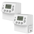ENERLITES Heavy Duty Programmable Digital Plug-in Timer by Enerlites