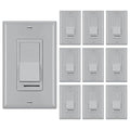 BESTTEN 10 Pack Dimmer Wall Light Switch, Compatible by BESTTEN