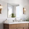 CILIBER Frameless Mirror, 24x30 Inch Bathroom Mirror by CILIBER