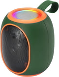 Portable Bluetooth Speaker – 8W HD audio quality, TWS stereo pairing, LED light by WSTER