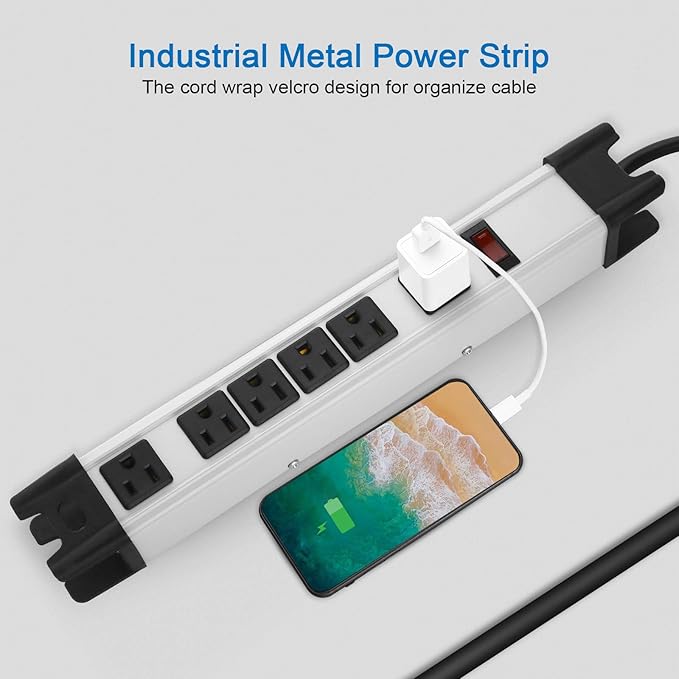 Heavy Duty Surge Protector Power Strip - Image 6