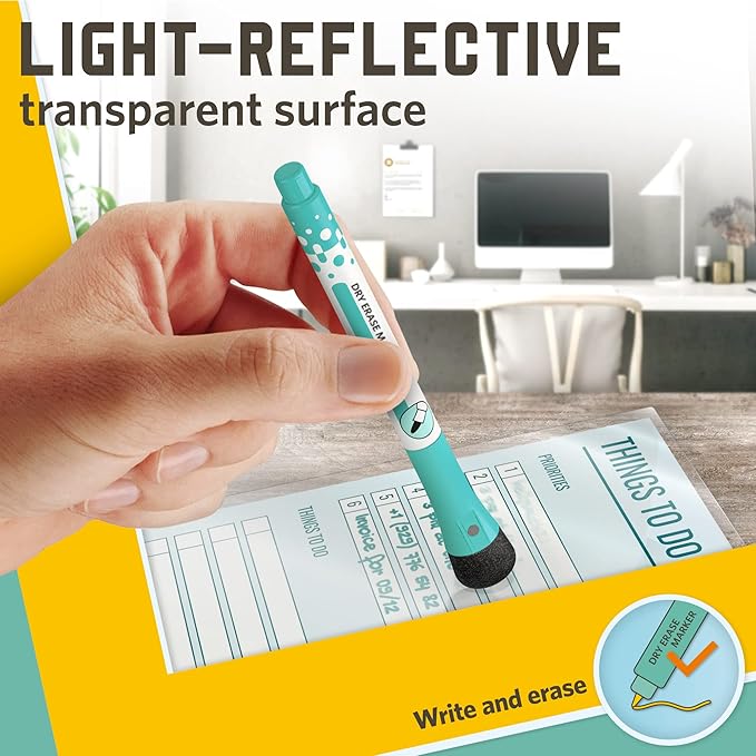 Thermal Laminating Pouches, 9 x 11.5 Inches, 3 Mil Thick, 30 Pack of Glossy - Image 6