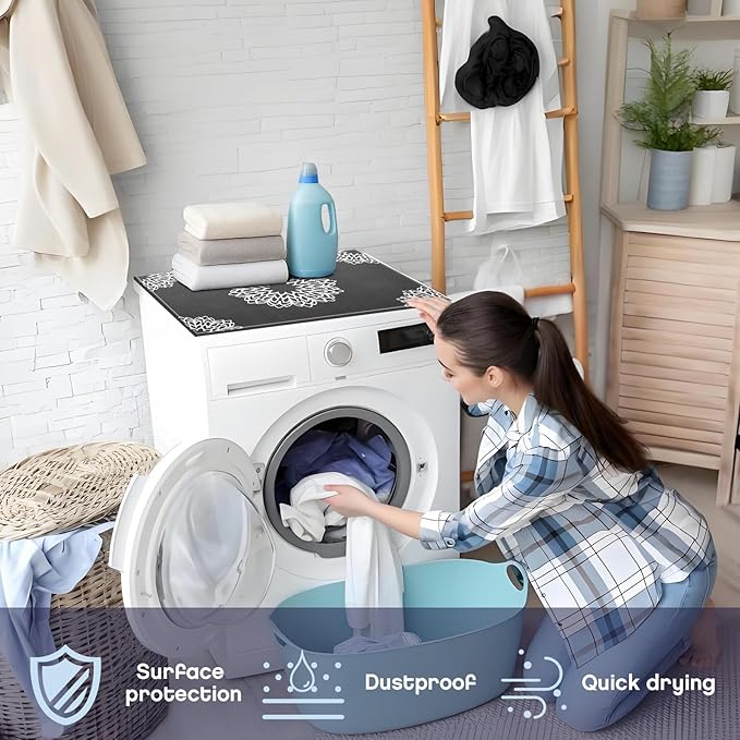Teenyyou 1 Pcs 26" x 18" Dryer Top Protector Mat, Washer and Dryer Topper - Image 4