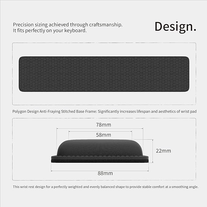 Faluber Cooling Gel Wrist Rest, 14.3-inch Length - Image 4