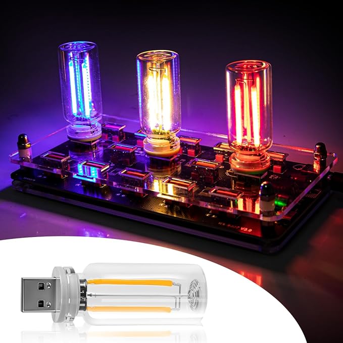 2PCS USB Car LED Interior Lights, Mini Ambient Lighting Accessories, Touch - Image 6