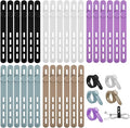 30 Pcs Cable Ties ，Silicone Cable Ties, Reusable Cord Organizer by Unknown