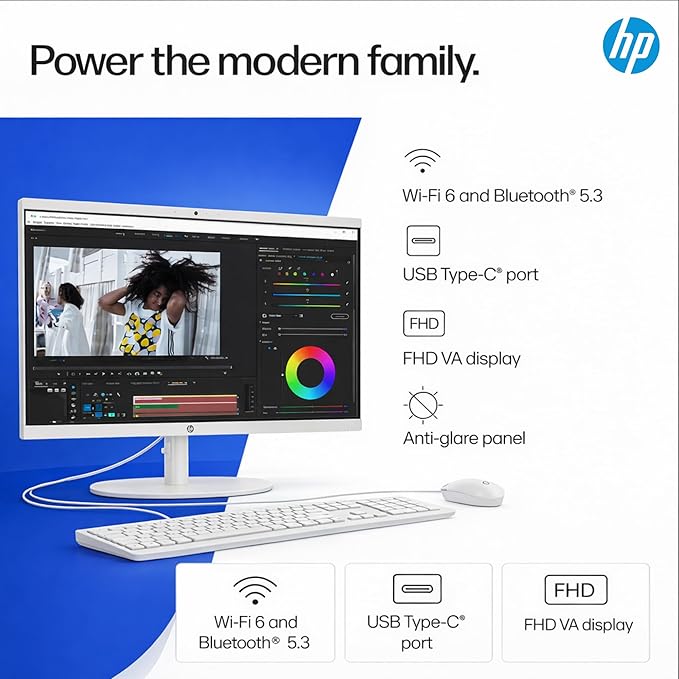 HP 2025 22" FHD All-in-One Desktop Computer • The New Version - Image 8