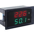 KETOTEK Digital AC Voltmeter Panel Mounting Meter AC80-300V Frequency Counter by KETOTEK