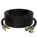 RCA Cable 20 FT, 90 Degree Right Angle 2RCA to 2RCA Stereo Audio Cable by Mygatti