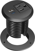 Desktop Power Grommet, 2 inch, USB C PD 20W Fast Charging Station, Desk Hole by Jgstkcity