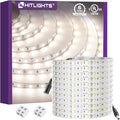 HitLights White LED Strip Lights 4000K 24V, 26.2ft Cuttable Tape Backed 3oz PCB by HitLights