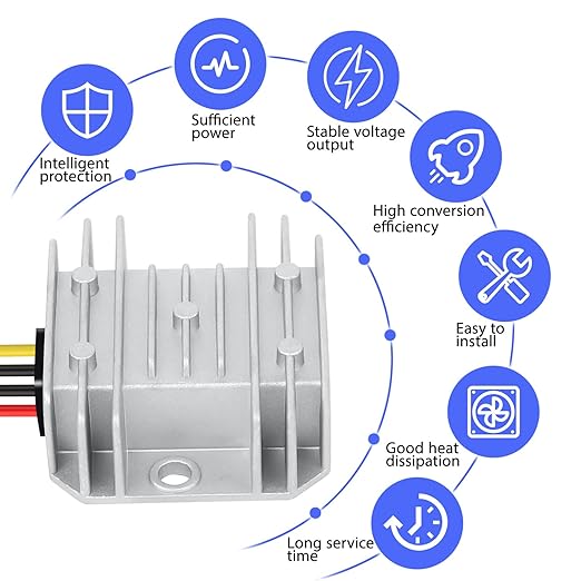 LeMotech DC 8-40v to 12v Converter 3A 36W Step Down Converter Voltage Reducer - Image 8
