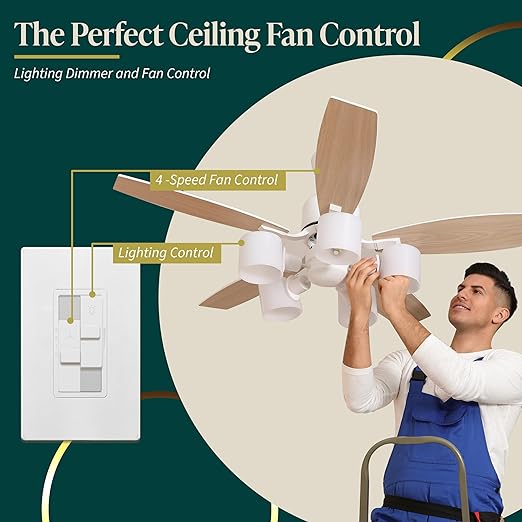 TOPGREENER Kalide Combo Dimmer Switch - Image 2