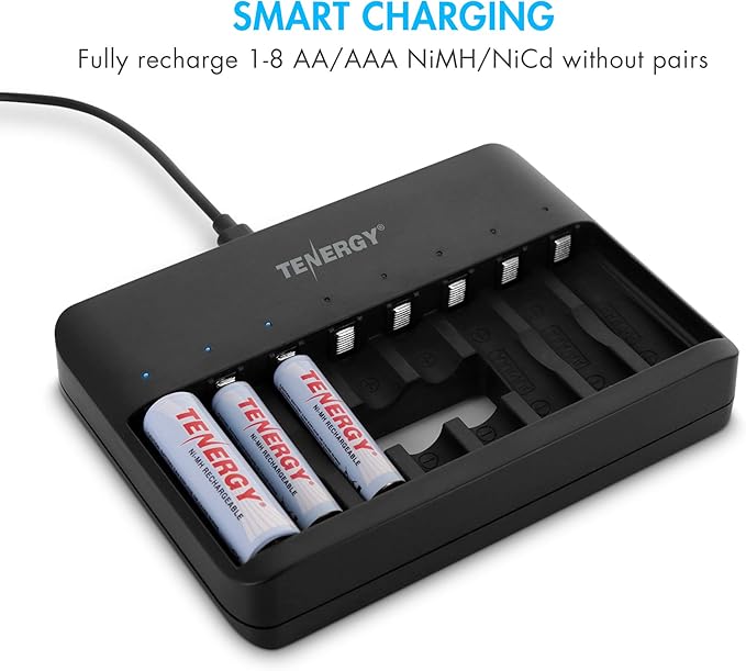 Tenergy TN477U 8-Bay Fast Charger - Image 2