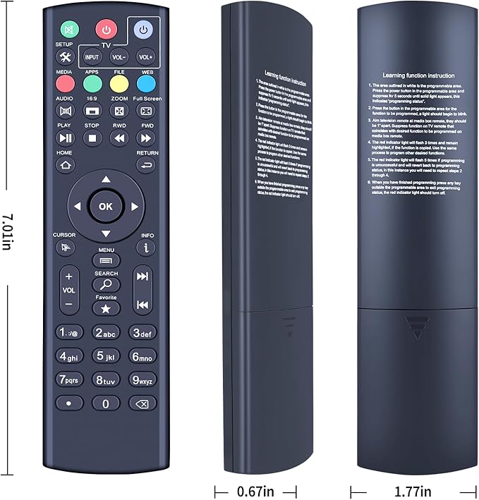 Replacement Remote Control for STREAMASTER, STREAMSTATION Box Models, for - Image 7