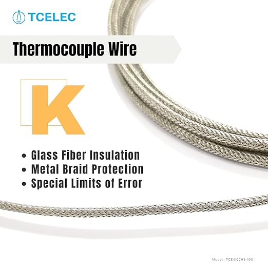TCELEC TCE-K02H3-100 K Type Thermocouple Metal Probe - Image 4