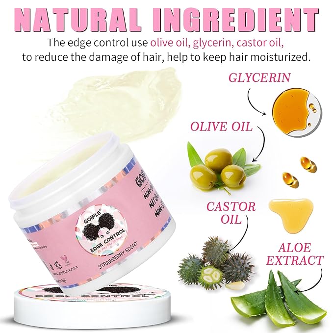 Edge Control Wax Strong Hold Non-greasy Hair Styling Gel - Image 3