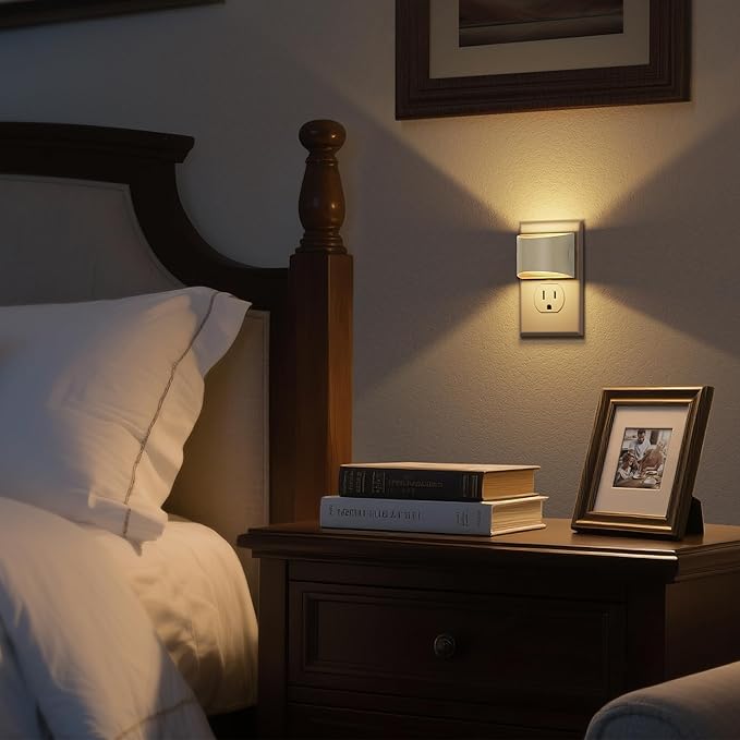 DORESshop LED Night Light, Night Lights Plug into Wall, 3 Level Brightness - Image 4