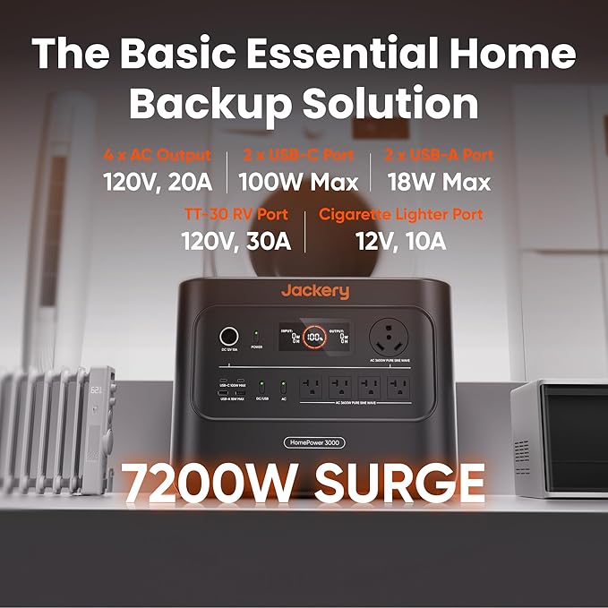 Jackery HomePower 3000 Portable Power Station - Image 5