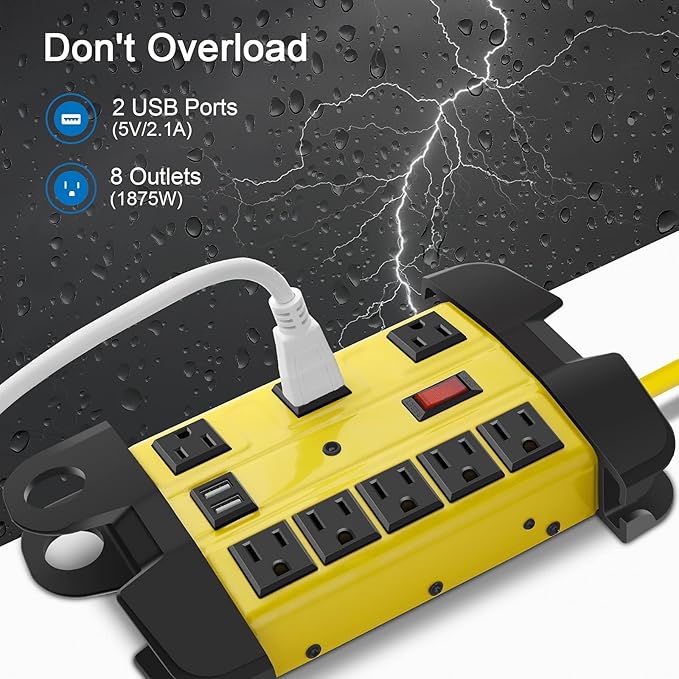 CCCEI Heavy Duty Power Strip - Image 2