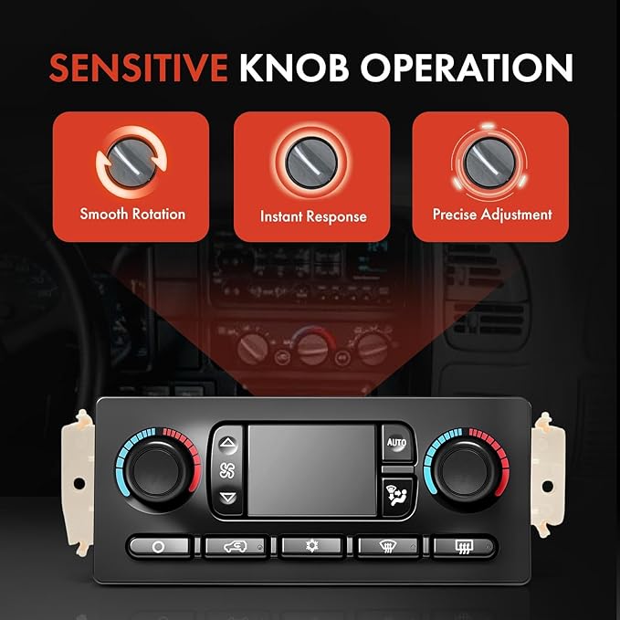 A-Premium Automatic Climate Control Module A/C & Heater Control Panel - Image 3