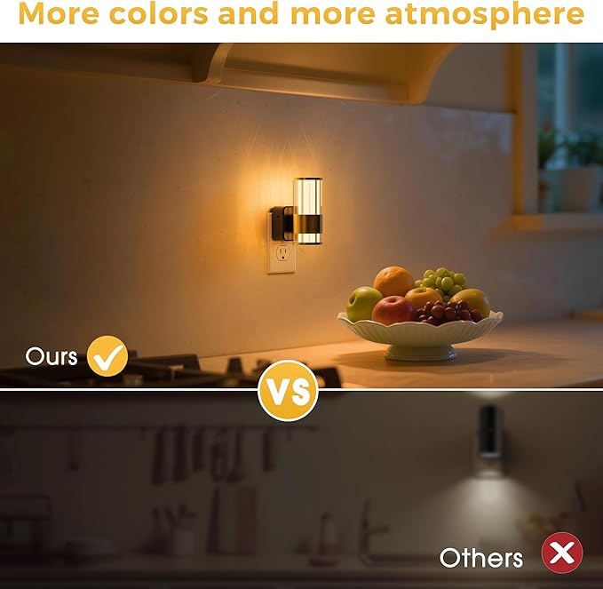 L LOHAS LED Night Light, Night Lights Plug into Wall, 10-Color RGB Change - Image 6