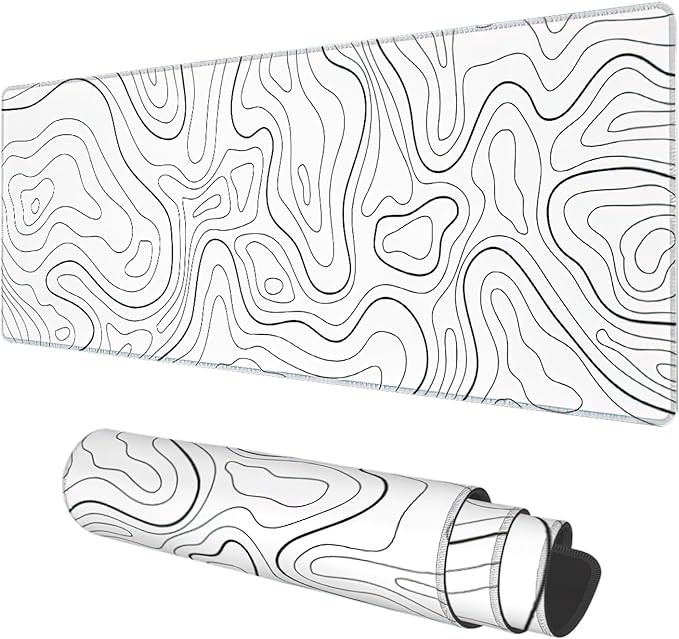 Desk Mat, 31.5"x11.8" Big Mouse Pad by KOAIWPAE